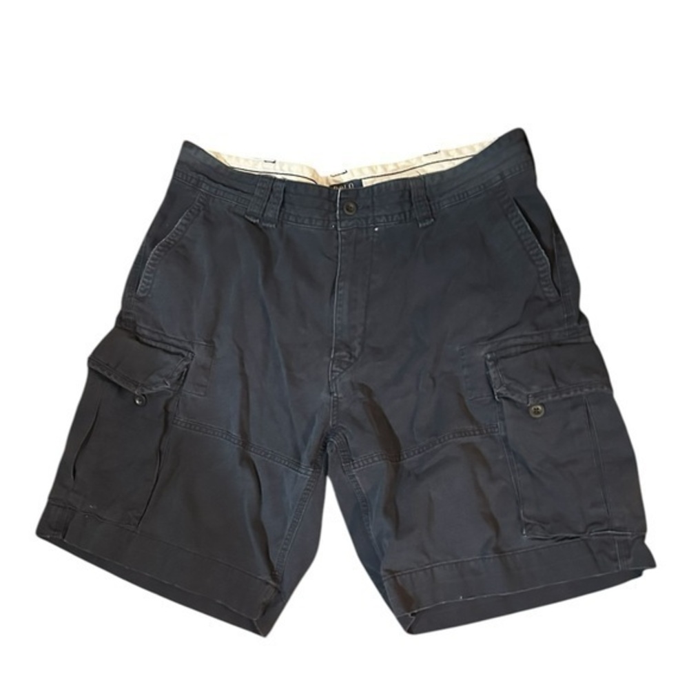 Polo Ralph Lauren Classic Chino Cargo Shorts - Mens Size 38 - Navy Blue